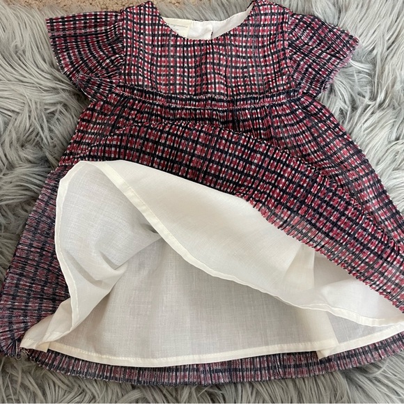 First impressions pleated top matching baby girl set | NWT | - Picture 4 of 7